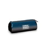 Coral High Kids Nefti Gri Renk Geçişli Üç Bölmeli Kalem Çantası 11169