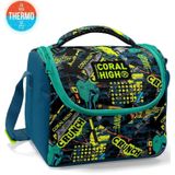 Coral High Kids Nefti Siyah Tamir Seti Desenli Thermo 11830 Beslenme Çantası