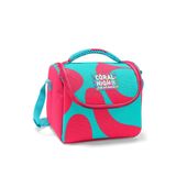 Coral High Kids Neon Mercan Turkuaz Desenli Thermo Beslenme Çantası 22785