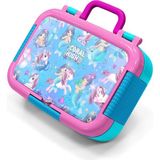 Coral High Kids Pastel Pembe Unicorn Deniz Kızı Desenli Paslanmaz Çelik Beslenme Kabı 39310 - 1 Adet - Mor