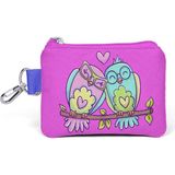 Coral High Kids Pembe Baykuş Desenli Bozuk Para Çantası 21794 - Pembe - Mavi - Beyaz