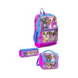 Coral High Kids Pembe Köpek Desenli 3 Lü Okul Çanta Seti Set0123750