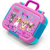 Coral High Kids Pembe Köpek Desenli Desenli Paslanmaz Çelik Beslenme Kabı 39258 - 1 Adet