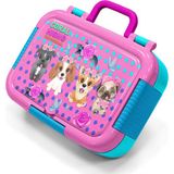 Coral High Kids Pembe Köpek Desenli Desenli Paslanmaz Çelik Beslenme Kabı 39258