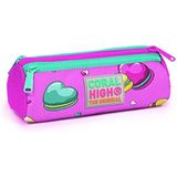 Coral High Kids Pembe Kurabiyeler Üç Bölmeli - Kız Kalemlik