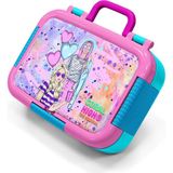 Coral High Kids Pembe Mor Fashion Girl Desenli Paslanmaz Çelik Beslenme Kabı 39263 - 1 Adet - 12M-Krem
