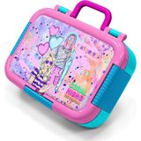 Coral High Kids Pembe Mor Fashion Girl Desenli Paslanmaz Çelik Beslenme Kabı 39263