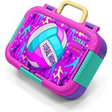Coral High Kids Pembe Mor Voleybol Desenli Paslanmaz Çelik Beslenme Kabı 39269 - 1 Adet - Paladyum