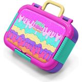 Coral High Kids Pembe Rengarenk Dondurma Desenli Paslanmaz Çelik Beslenme Kabı 39244 - 1 Adet - Pembe - Beyaz
