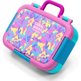 Coral High Kids Pembe Sarı Lavanta Kamuflaj Desenli Paslanmaz Çelik Beslenme Kabı 39101