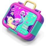 Coral High Kids Pembe Su Yeşili Flamingo Desenli Paslanmaz Çelik Beslenme Kabı 39331 - 1 Adet