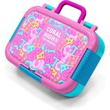 Coral High Kids Pembe Su Yeşili Harf Desenli Paslanmaz Çelik Beslenme Kabı 39141 - 1 Adet - Pale Blue