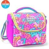 Coral High Kids Pembe Su Yeşili Harf Desenli Thermo Beslenme Çantası 37141 - 1 Adet