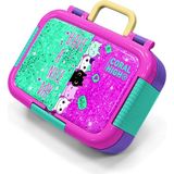 Coral High Kids Pembe Su Yeşili Kedi Desenli Paslanmaz Çelik Beslenme Kabı 39326 - 1 Adet