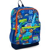 Coral High Kids Saks Grafiti Desenli Okul Sırt Çantası 14 Litre Kapasite ile Ergonomik Tasarım