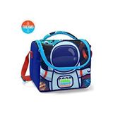 Coral High Kids Saks Mavi Astronot Desenli Thermo Beslenme Çantası 11724 Altın