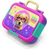 Coral High Kids Sarı Pembe Sevimli Köpek Desenli Paslanmaz Çelik Beslenme Kabı 39260 - 1 Adet