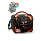 Coral High Kids Siyah Aslan Desenli Thermo Beslenme Çantası 22771