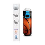 Coral High Kids Siyah Basketbol Desenli Pipetli Ve Direkt İçim Çelik Termos 500 Ml 31795 Siyah