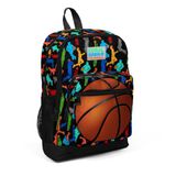 Coral High Kids Siyah Basketbol Desenli Usb'li 3’lü Okul Çanta Seti SET0123281