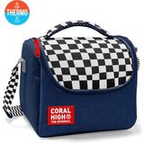 Coral High Kids Siyah Beyaz Dama Thermo Beslenme Çantası 37134