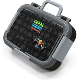 Coral High Kids Siyah Drone Desenli Paslanmaz Çelik Beslenme Kabı 39198 - 1 Adet - 18S-Siyah