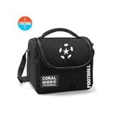 Coral High Kids Siyah Futbol Desenli Thermo Beslenme Çantası 22798 Siyah