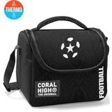 Coral High Kids Siyah Futbol Desenli Thermo Beslenme Çantası 22798