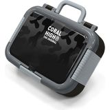 Coral High Kids Siyah Kamuflaj Desenli Paslanmaz Çelik Beslenme Kabı 39138 - 1 Adet - Safir