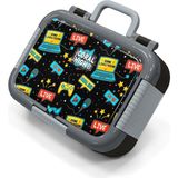 Coral High Kids Siyah Mavi Gamer Desenli Paslanmaz Çelik Beslenme Kabı 39312 - 1 Adet