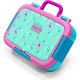 Coral High Kids Su Yeşili Neon Pembe Flamingo Desenli Paslanmaz Çelik Beslenme Kabı 39210 - 1 Adet - Su Yeşili - Pembe