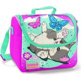 Coral High Kids Su Yeşili Pembe Kedi Desenli Thermo Beslenme Çantası 5 Litre Kapasite ile