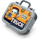 Coral High Kids Truck Desenli Paslanmaz Çelik Beslenme Kabı 39161 - 1 Adet - Gri
