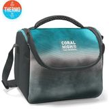 Coral High Kids Turkuaz Gri Batik Thermo Beslenme Çantası 5 Litre Polyester Malzeme ile Tasarlandı