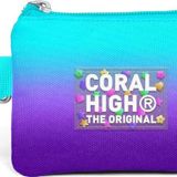 Coral High Kids Turkuaz Mor Renk Geçişli Bozuk Para Çantası 21892