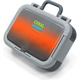 Coral High Kids Turuncu Gri Renk Geçişli Desenli Paslanmaz Çelik Beslenme Kabı 39256 - 1 Adet - Gri - Turuncu