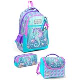 Coral High Kids Unicorn Denizatı Desenli 3’lü Okul Çanta Seti SET0133256
