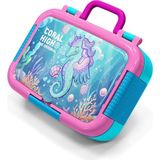 Coral High Kids Unicorn Denizatı Desenli Paslanmaz Çelik Beslenme Kabı 39156 - 1 Adet - Adriatic Blue