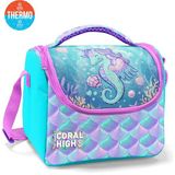 Coral High Kids Unicorn Denizatı Desenli Thermo Beslenme Çantası 37156 - 1 Adet - Su Yeşili
