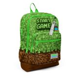 Coral High Kids Yeşil Kahverengi High Craft Desenli Dört Bölmeli Okul Sırt Çantası 23776
