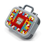 Coral High Kırmızı Yapı Blokları Baskılı Erkek Çocuk Paslanmaz Çelik Beslenme/Yemek Kabı - 39283