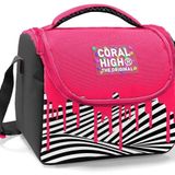 Coral High Kız Çocuk Beslenme Çantası - Thermo - Pembe Siyah Beyaz Boya Desenli