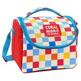 Coral High Kız Çocuk Kırmızı Çok Renkli Dama Desenli Isı Yalıtımlı Beslenme Çantası 37125