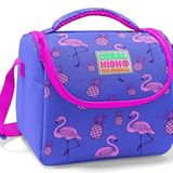 Coral High Kız Çocuk Lavanta Flamingo Okul - Isı Yalıtımlı Beslenme Çantası
