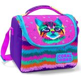 Coral High Kız Çocuk Mor Kedi Okul - Thermo Yalıtımlı Beslenme Çantası
