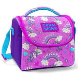 Coral High Kız Çocuk Mor Pembe Unicorn Okul Thermo Yalıtımlı Çok Renkli Beslenme Çantası