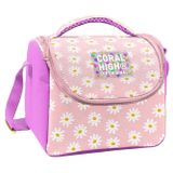 Coral High Kız Çocuk Pembe Beyaz Papatya Desenli Isı Yalıtımlı Beslenme Çantası 37124