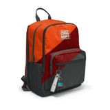 Coral High Koyu Gri Turuncu Bordo Renkli Okul Sırt Çantası 23692