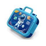 Coral High Lacivert Beyaz Astronot Baskılı Erkek Çocuk Paslanmaz Çelik Beslenme/yemek Kabı - 39152 Beyaz - Mavi