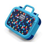 Coral High Lacivert Çok Renli Geometrik Desenler Erkek Çocuk Paslanmaz Çelik Beslenme/Yemek Kabı - 39135